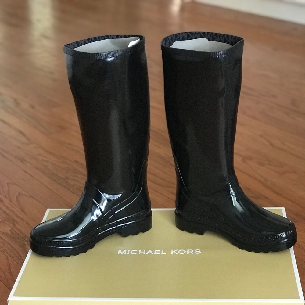 NWT - Michael Kors Baxter Rain Boots